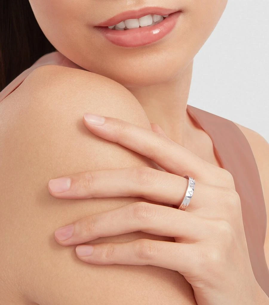 BVLGARI White Gold and Diamond B.zero1 Ring 5