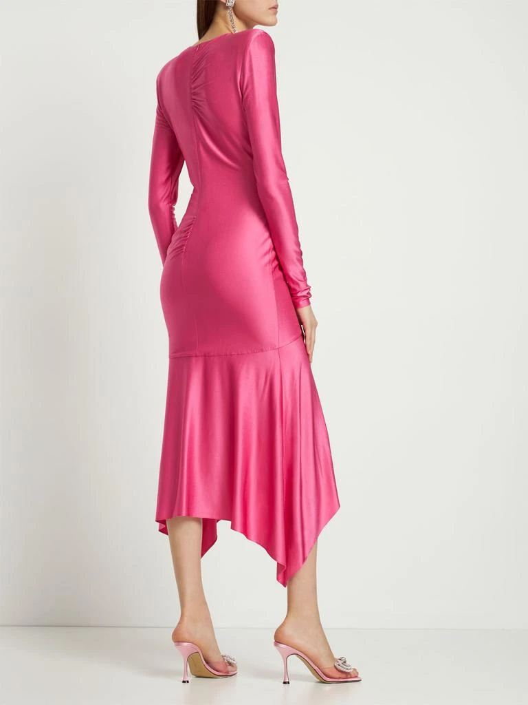 Alexandre Vauthier Asymmetric Viscose Jersey Midi Dress 2