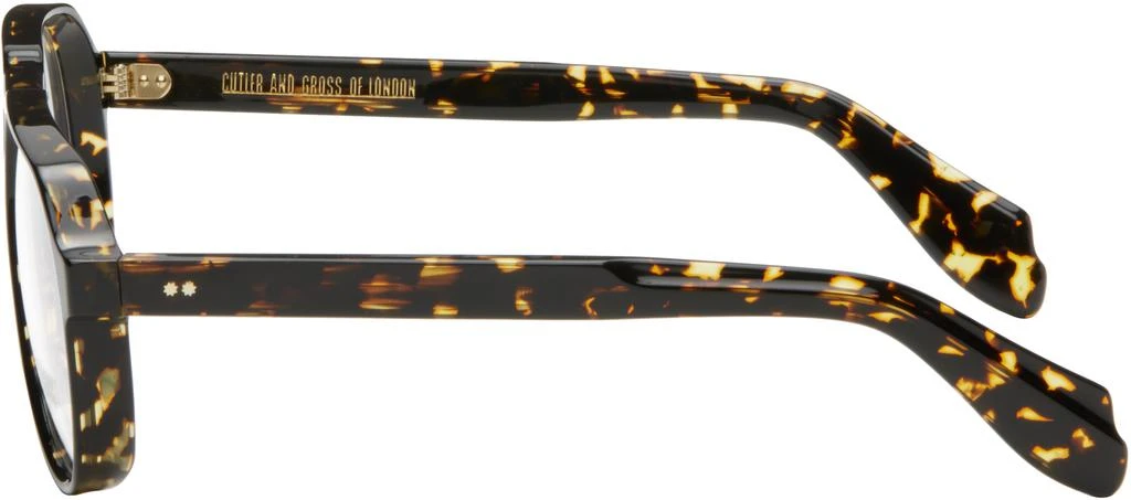 Cutler and Gross Brown & Black 9782 Aviator Glasses 3
