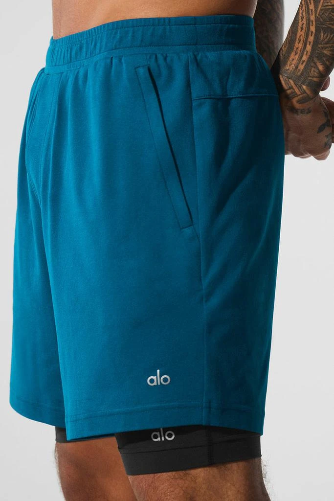 Alo Conquer React 2-In-1 Performance Short - Eclipse Blue/Black 4