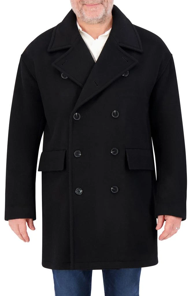 Hudson Double Breasted Wool Peacoat 1