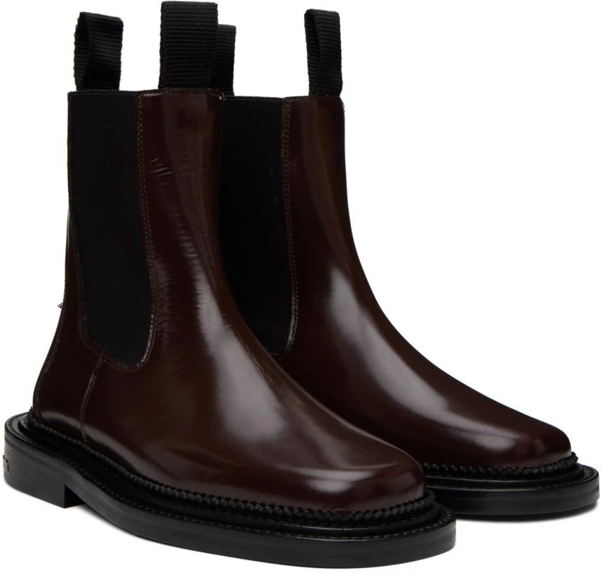 Toga Pulla SSENSE Exclusive Brown Boots 4