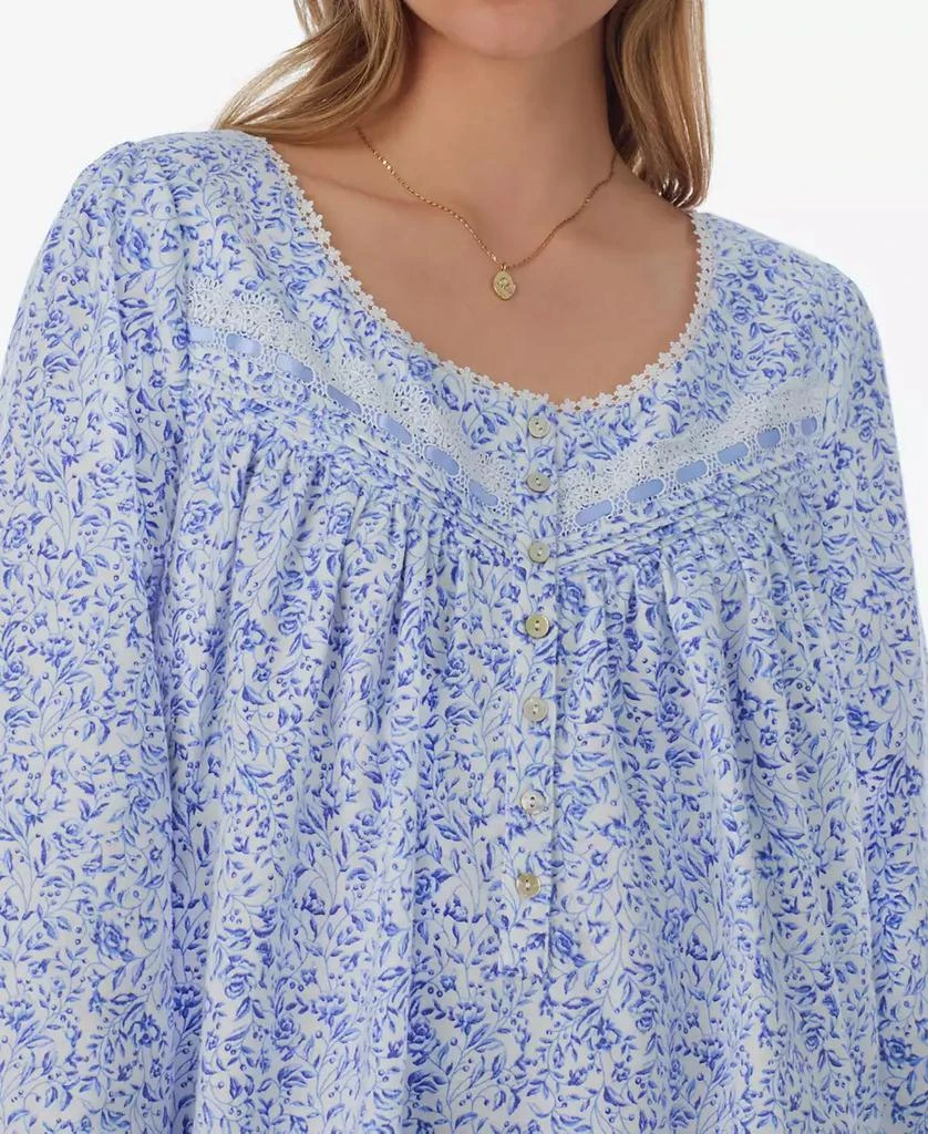 Eileen West Women's Cotton Lace-Trim Waltz Nightgown 4