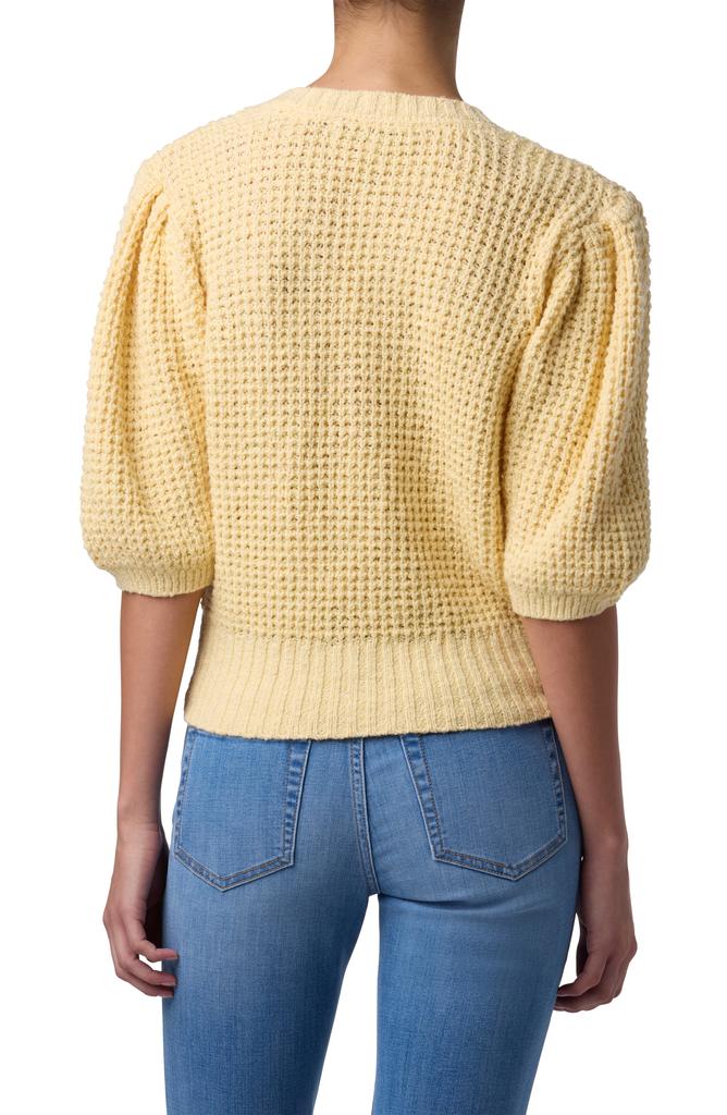 Joe's Split Neck Puff Sleeve Sweater