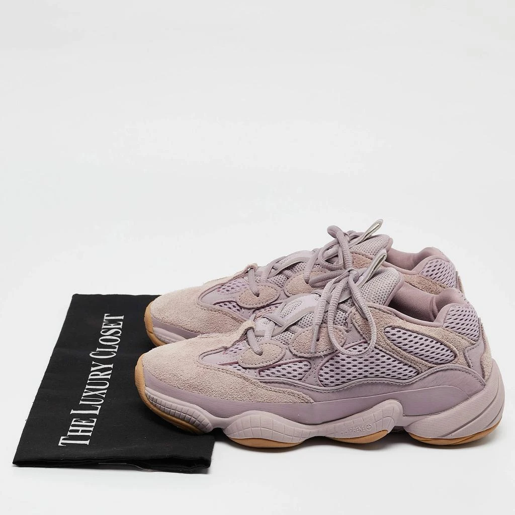 YEEZY Adidas x Yeezy Purple Mesh and Suede Boost Yeezy 500 Soft Vision Sneakers Size 39.5 9