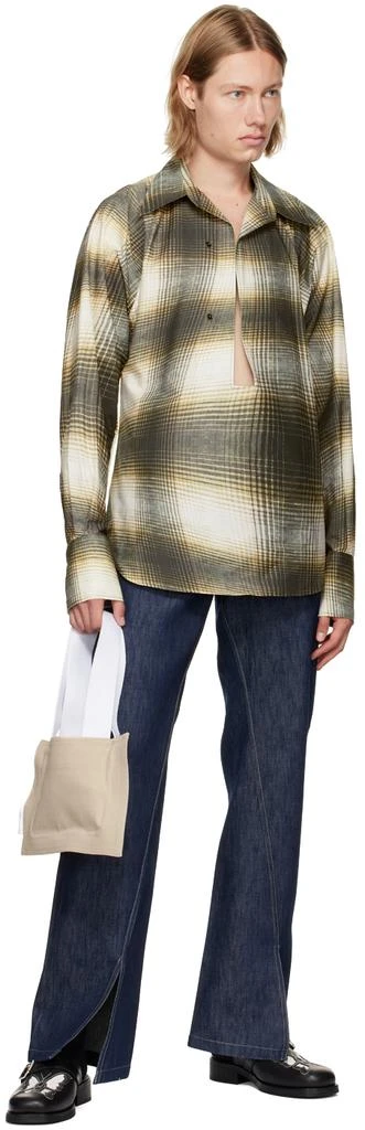 Bianca Saunders Off-White Small Art Folder Tote 4