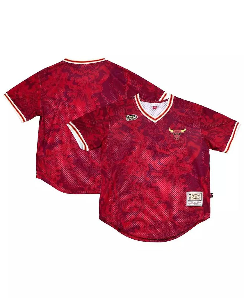 Mitchell Ness Men's Red Chicago Bulls Chinese New Year Mesh