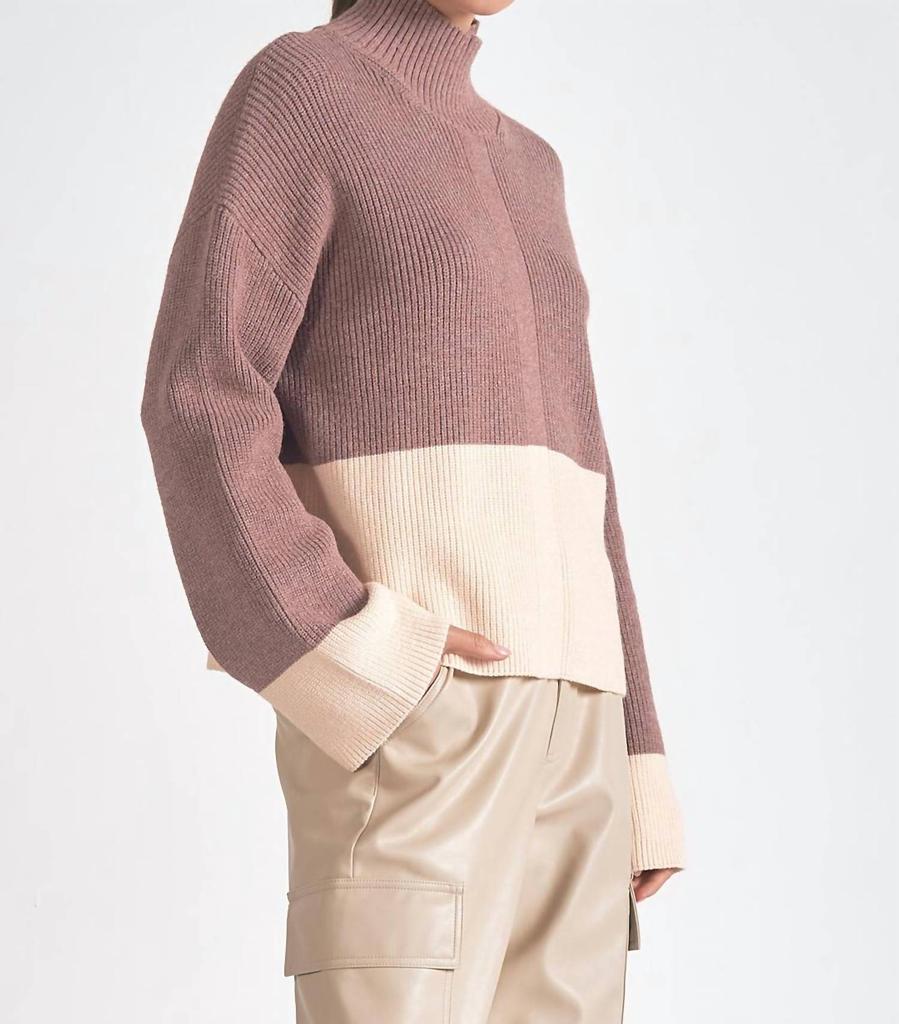 Elan Elan - Jolene Colorblock Sweater