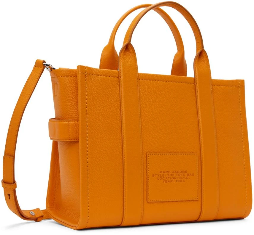 Marc Jacobs Orange 'The Leather Medium' Tote 3