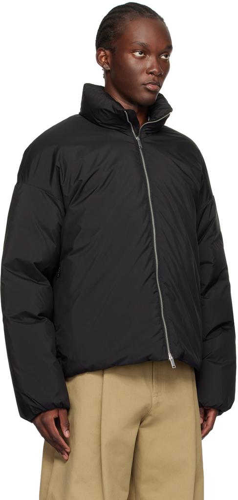 Studio Nicholson Black Loft Down Jacket - Coats - BeyondStyle