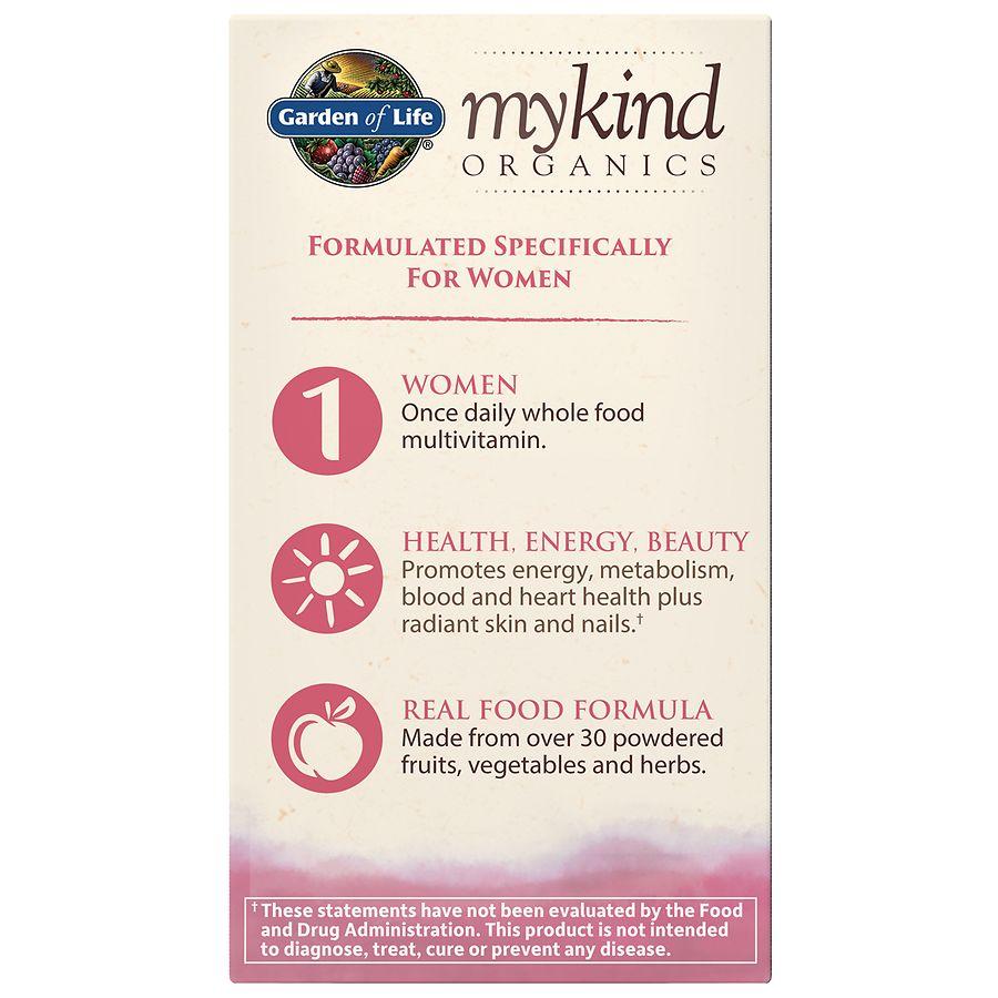 Garden of Life My Kind Organics Women Multivitamin Tablets