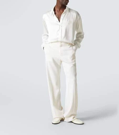 Dolce 
Gabbana Silk satin tuxedo shirt 2