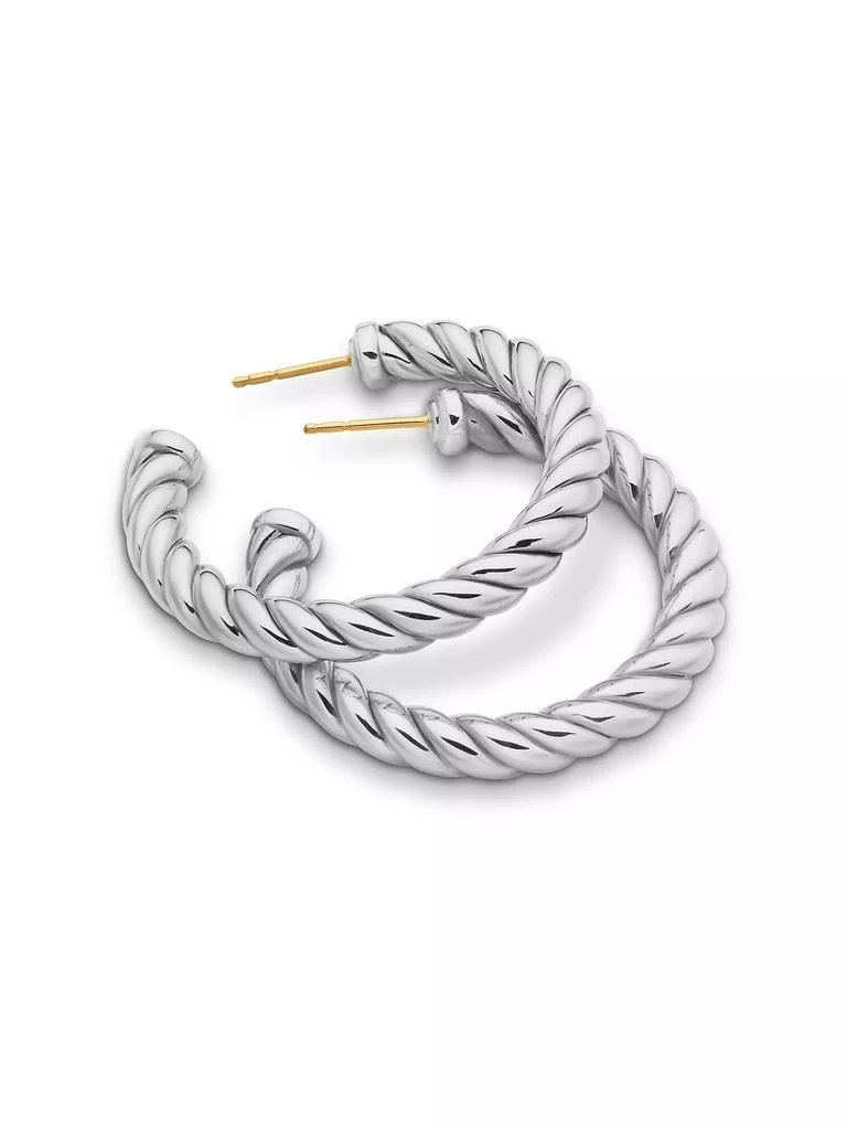 David Yurman Cable Classics Hoop Earrings 5