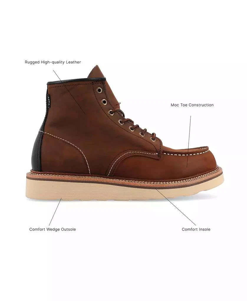 Taft Men's Model 002 Moc-Toe Boots 6