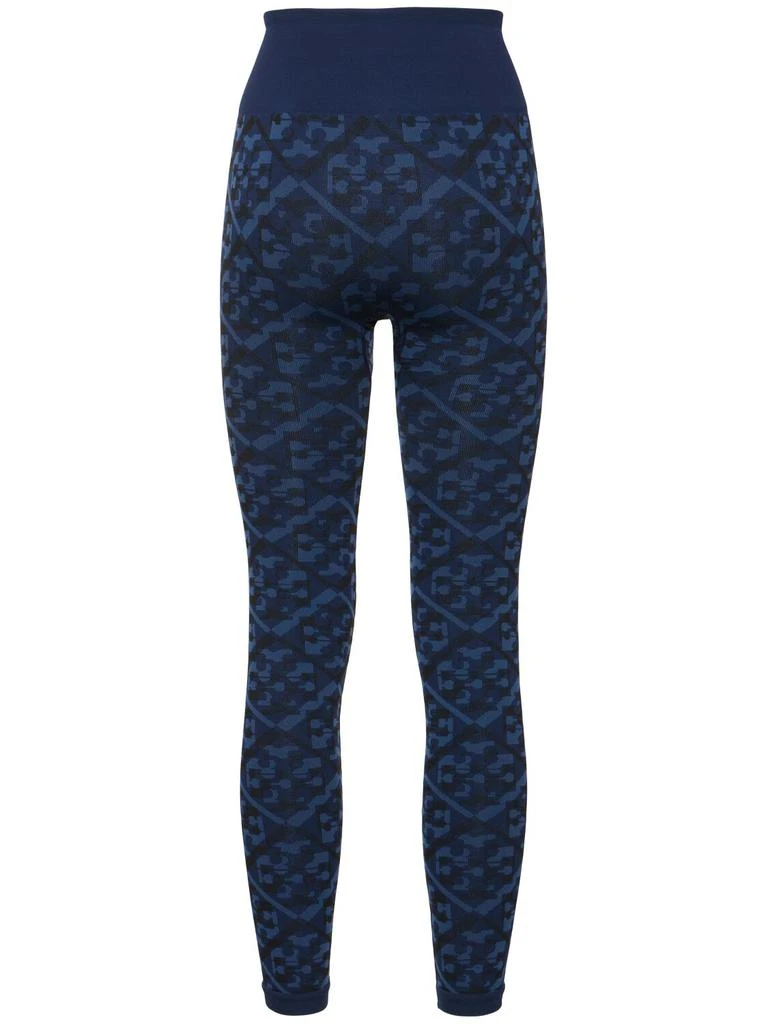 Tory Sport Logo Jacquard Seamless Leggings 3
