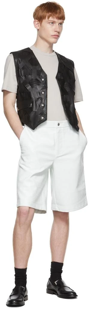 Han Kjobenhavn White Faux-Leather Shorts 4