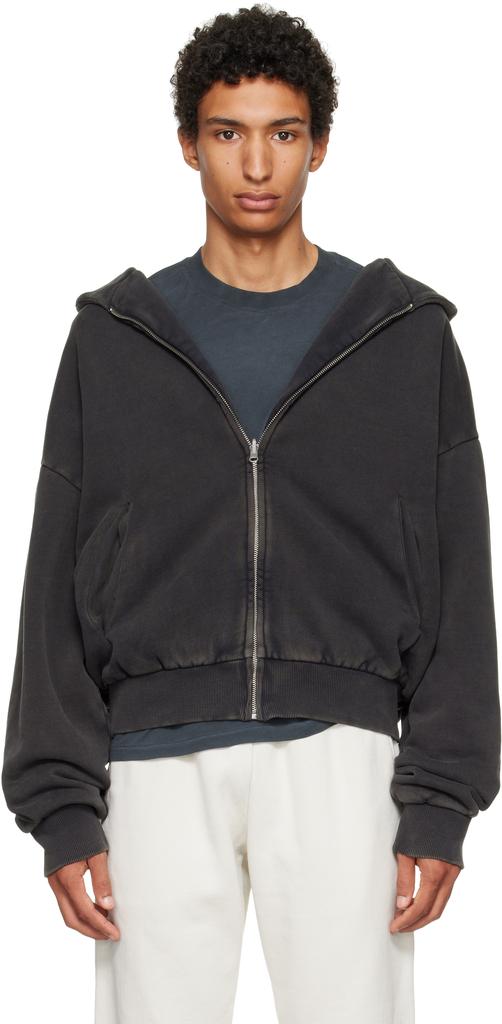 トップス Entire Studios ZIP HOODIE s Black Full Zip Hoodie – On