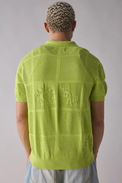 Pas de Mer Pas de Mer Not Long Time Knit Button-Down Shirt