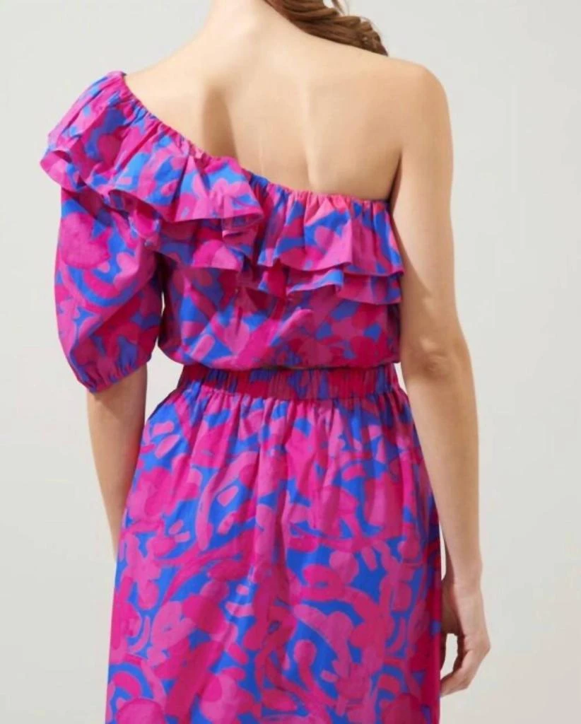 Sugarlips Sugarlips - The Amore Set: One Shoulder Maxi Ruffle Skirt Set 4