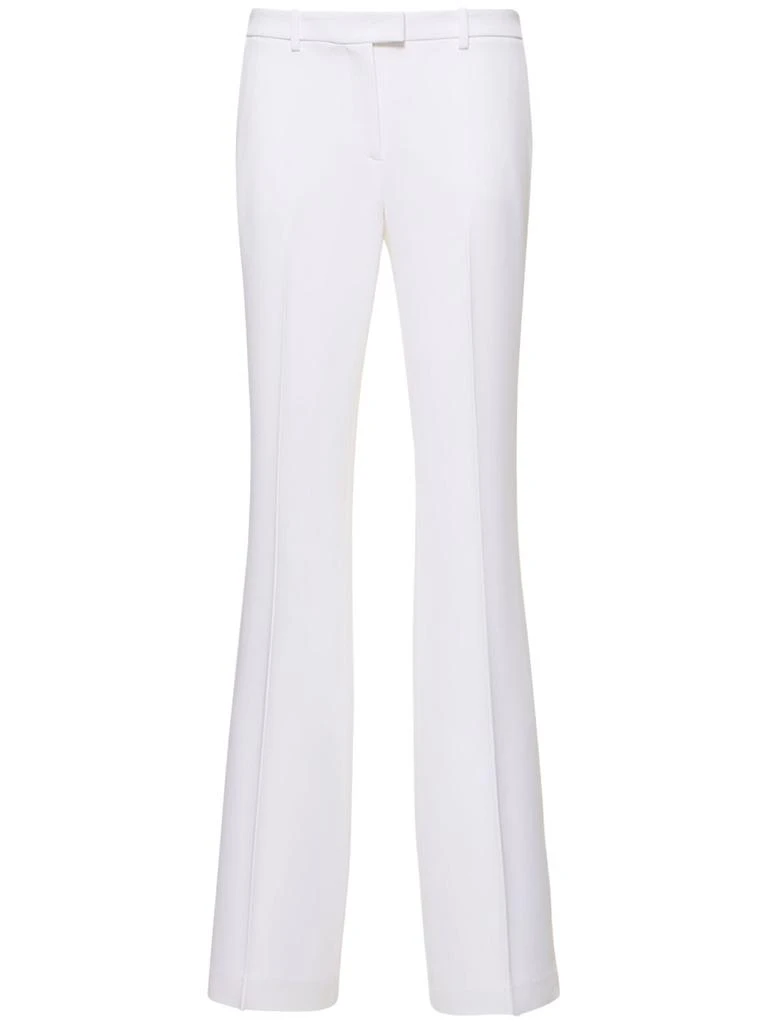 Michael Kors Haylee Mid Rise Crepe Flared Pants 1