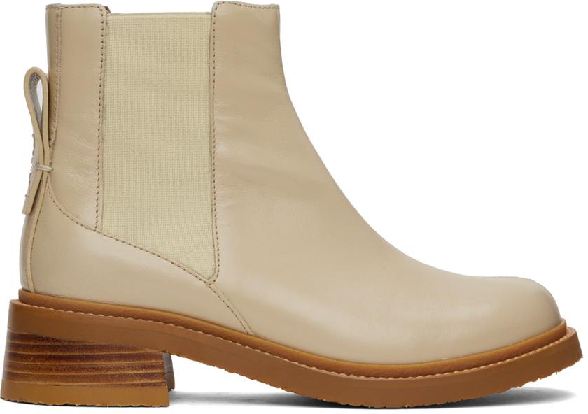 See by Chloé Off-White Mallory Chelsea Boots