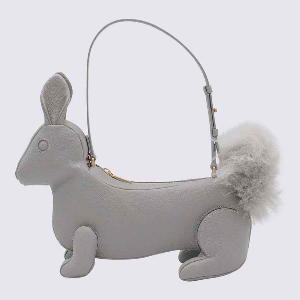 【関税込み】Thom Browne グレー ミニ Hector バッグ Thom Browne Mini Hector Shoulder Bag | Grey | FARFETCH