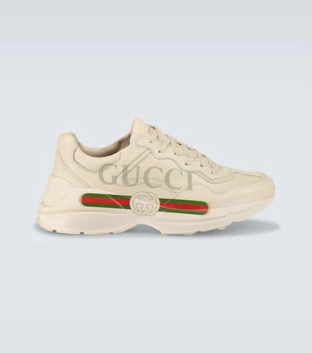 Gucci Rhyton leather sneakers 1