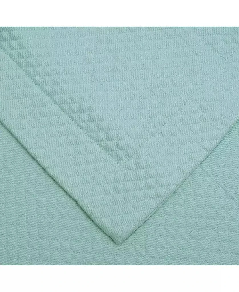 Superior 100% Cotton Diamond Solitaire All-Season 3-Piece Coverlet Set 8