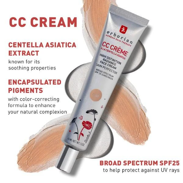 erborian Erborian Travel Size CC Cream 14g (Various Shades) 4