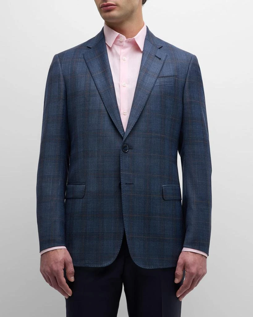 Giorgio Armani Men's Windowpane Plaid Sport Coat 1