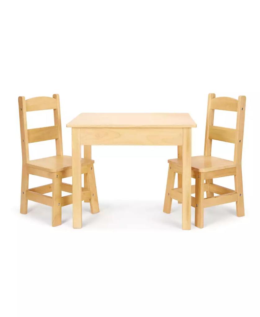 Melissa & Doug Wooden Table & Chairs Set