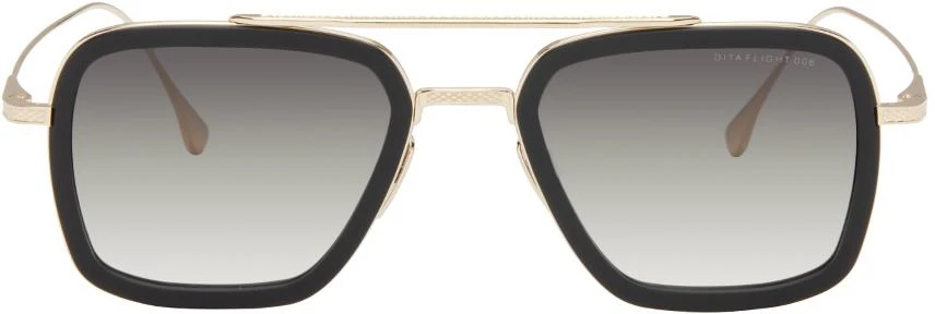 Dita Black & Gold Flight.006 Sunglasses 1