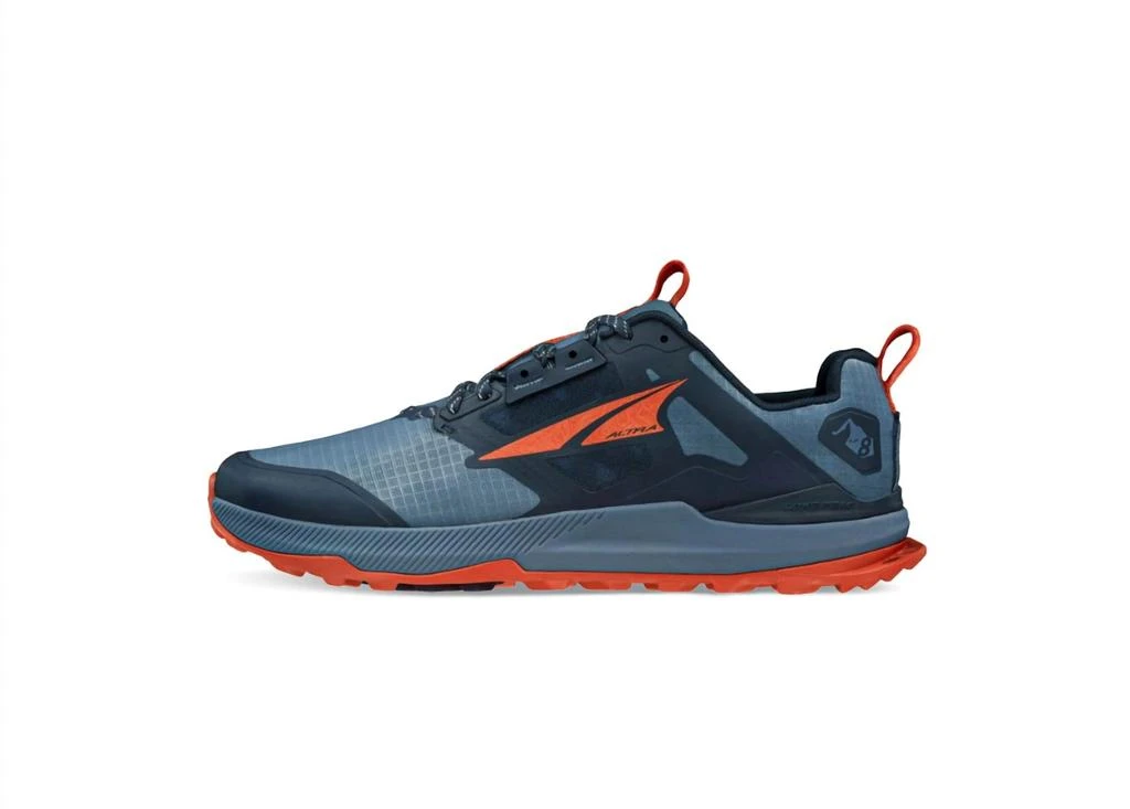 Altra Men's Lone Peak 8 Trail Running Shoes In Blue/orange 2