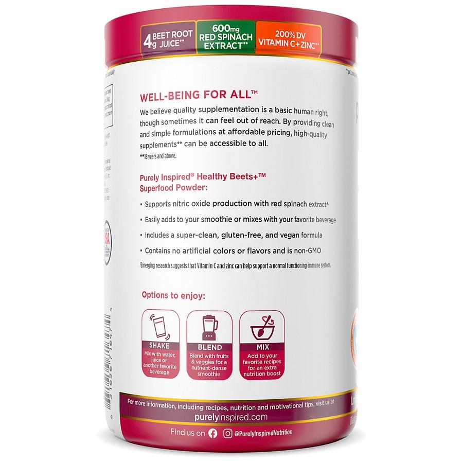 Purely Inspired Healthy Beets Superfood Powder