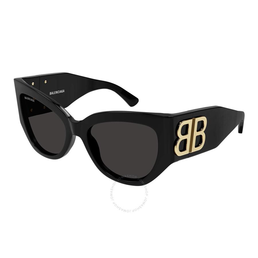 バレンシアガ Balenciaga Bossy Mask Sunglasses Women's Bossy Mask Sunglasses in Black | Balenciaga US