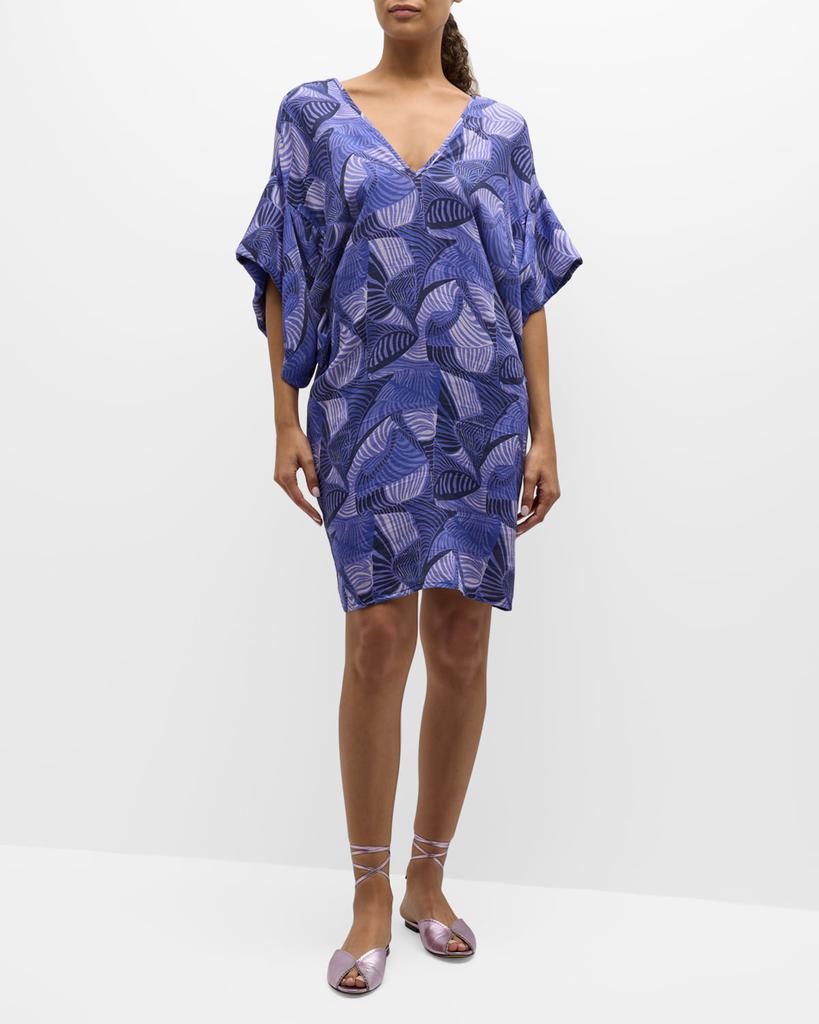 Jaline Alison Geo Print Mini Dress
