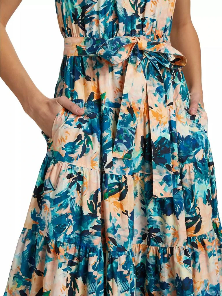 Ulla Johnson Ottilie Floral Cotton Midi-Dress 7