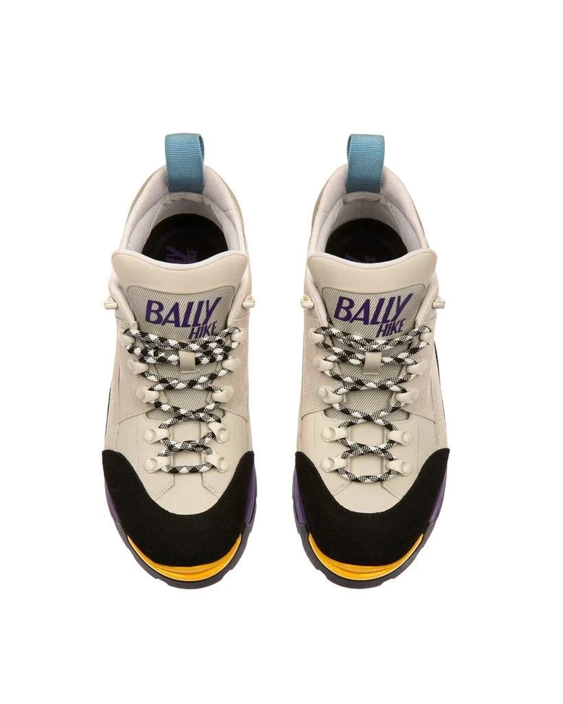 Bally Hike 6239747 Men's Dusty White Calf Leather Sneakers 2