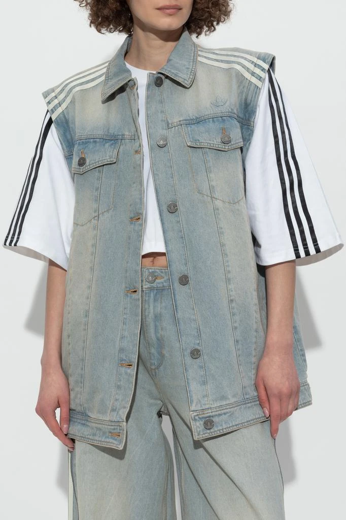 Adidas Denim jacket in oversize style 6