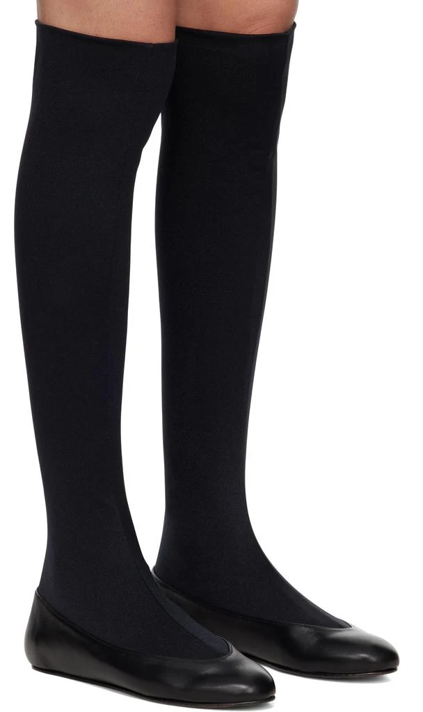 Kiko Kostadinov Black Proxima Long Ballerina Flats 4