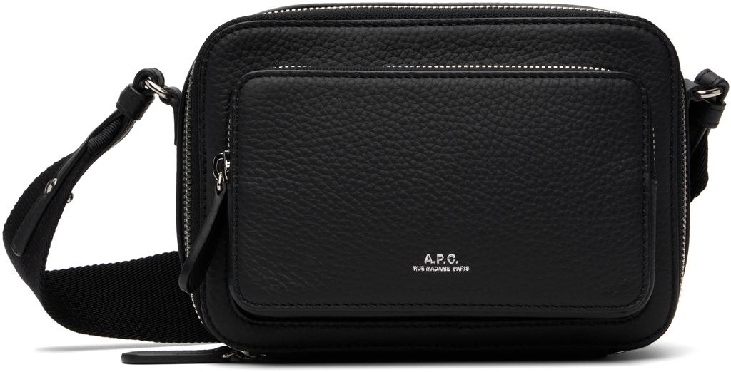 A.P.C. Black Sofo Camera Bag