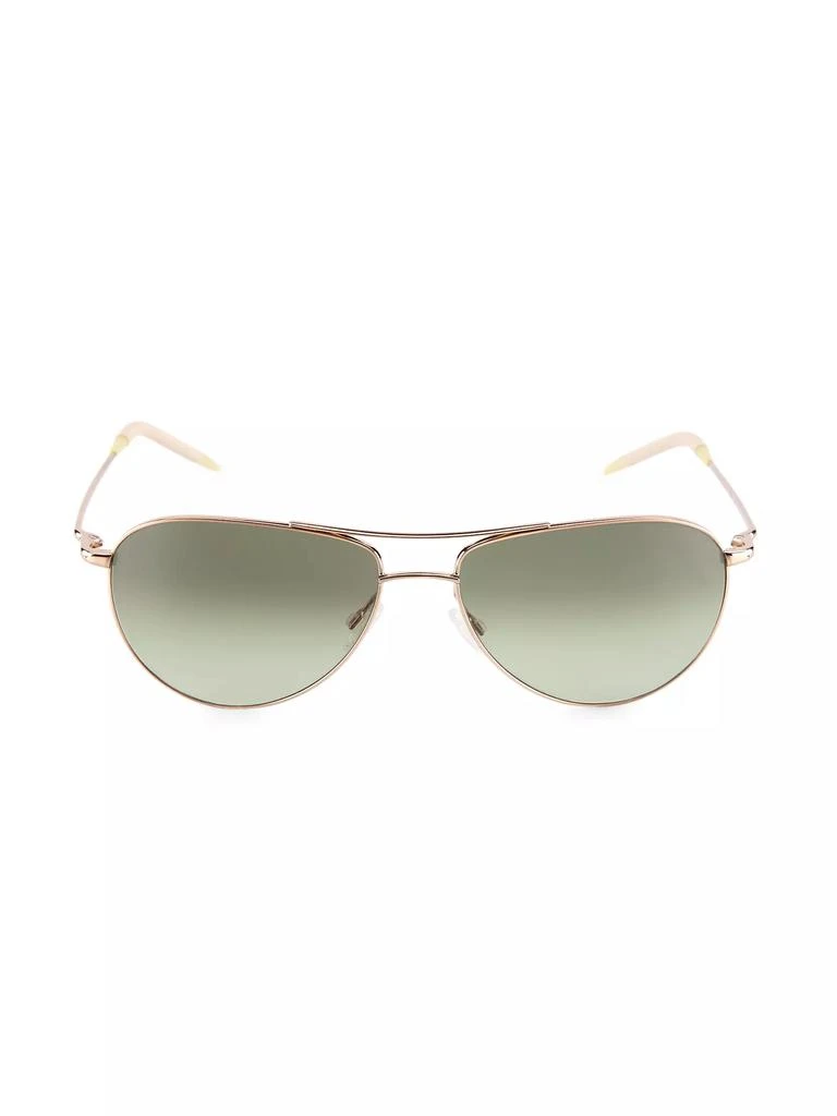 Oliver Peoples 59MM Benedict Aviator Sunglasses 1