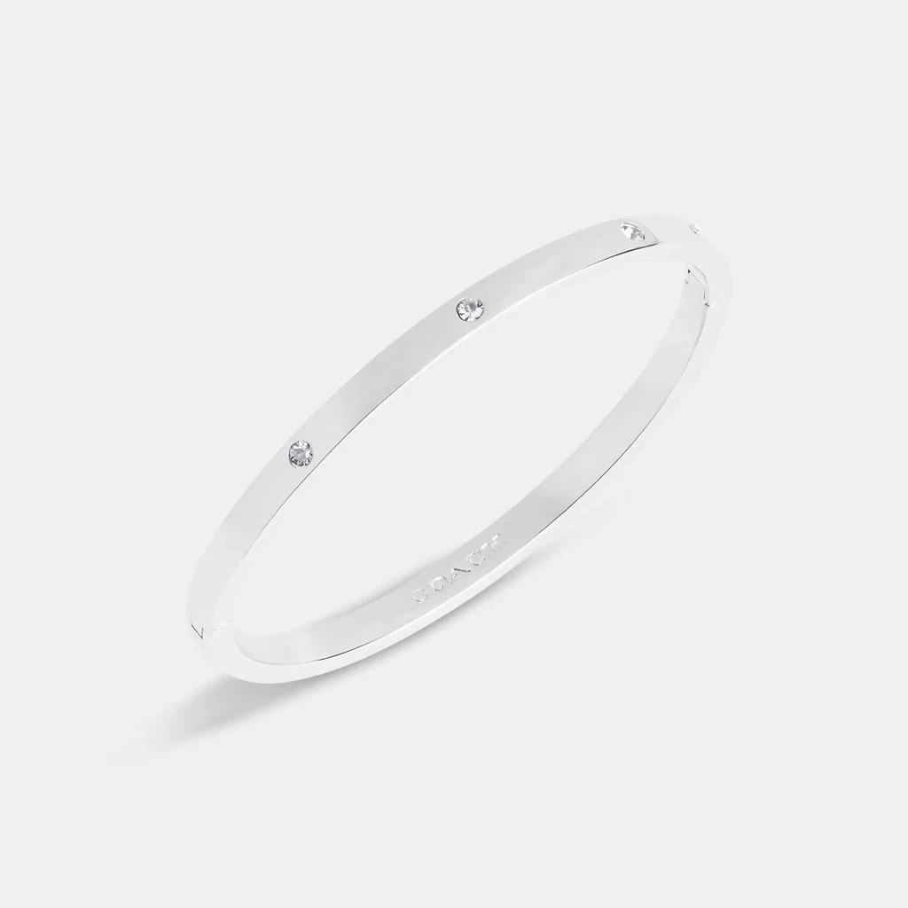 Coach Stone Hinged Bangle 2