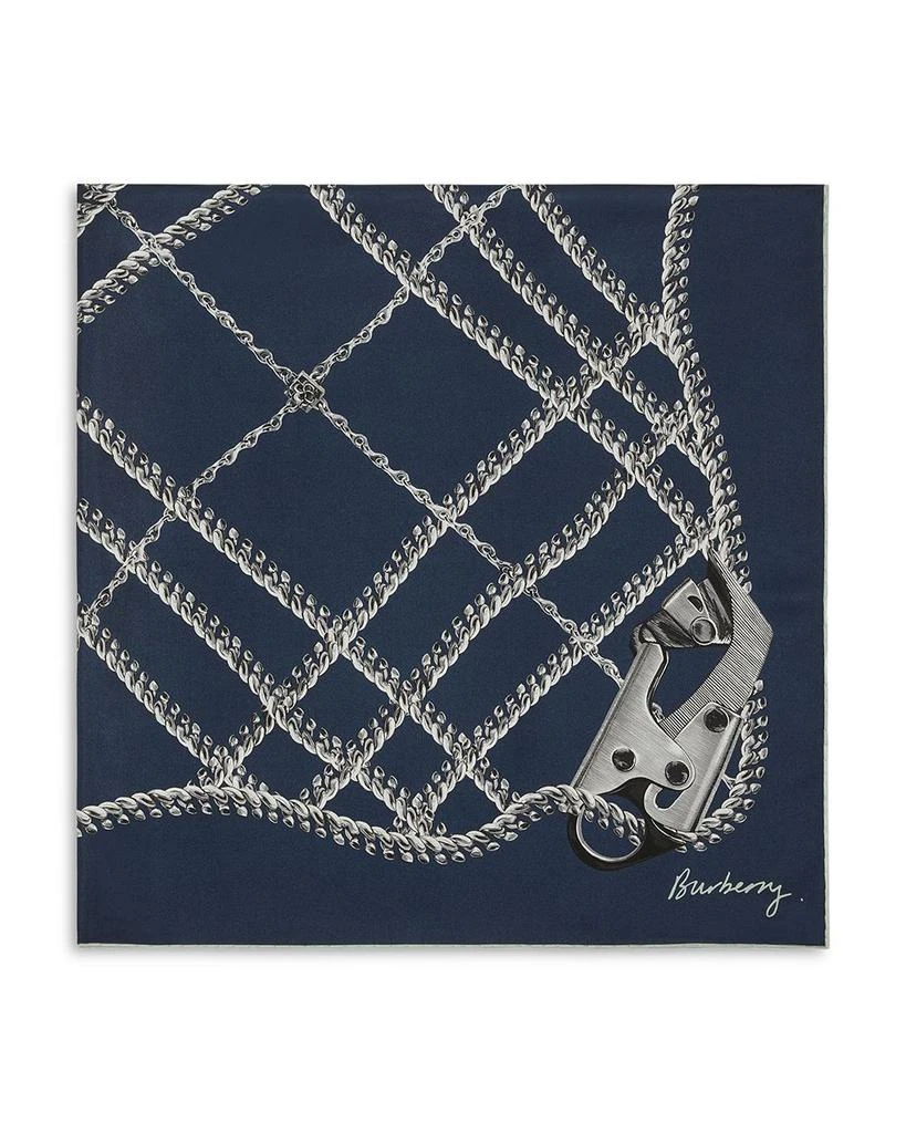 Burberry Chain Check Silk Scarf 4