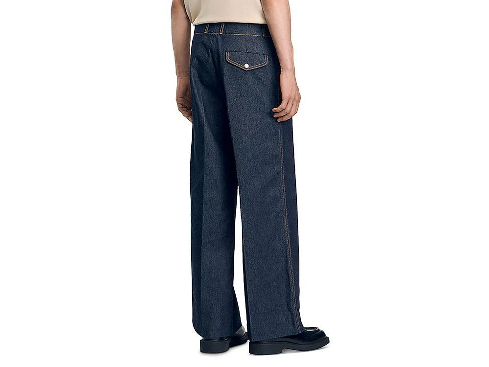 Sandro Vintage Flare Jeans in Raw Denim 3