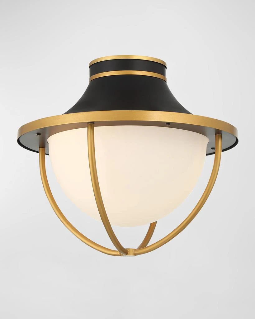 Crystorama Atlas 2-Light Outdoor Semi-Flush Mount 1