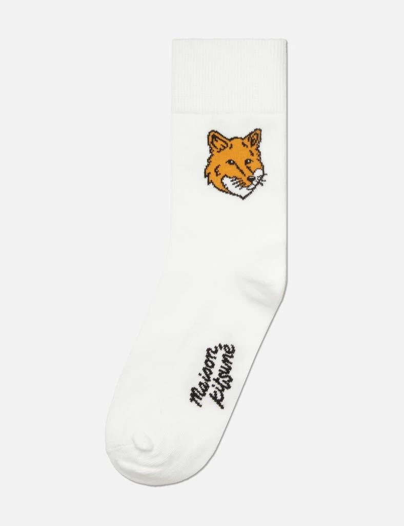 Maison Kitsune Fox Head Socks 2