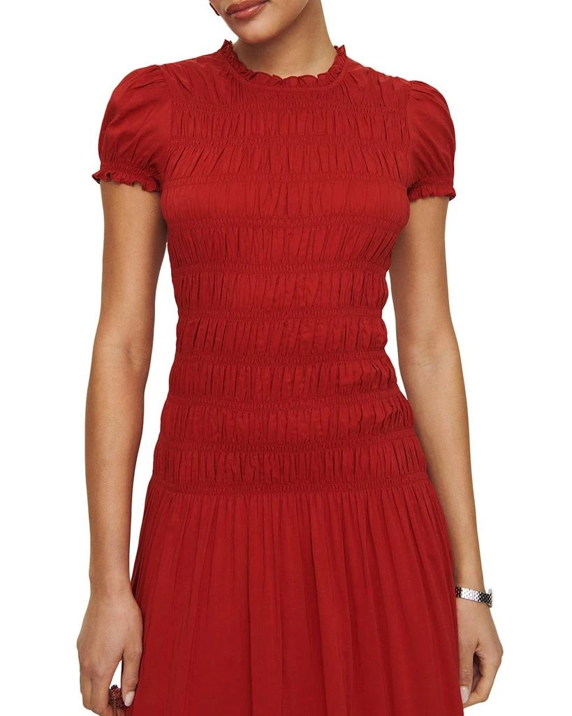 Reformation Kiria Smocked Midi Dress 3