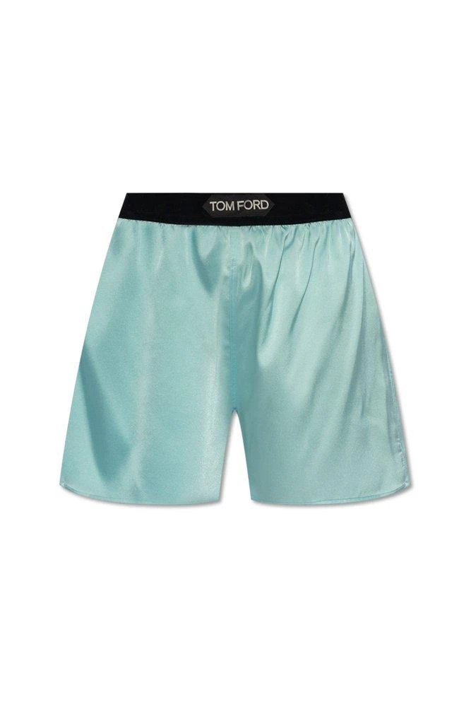 Tom Ford Tom Ford Logo-Waistband Shorts 1