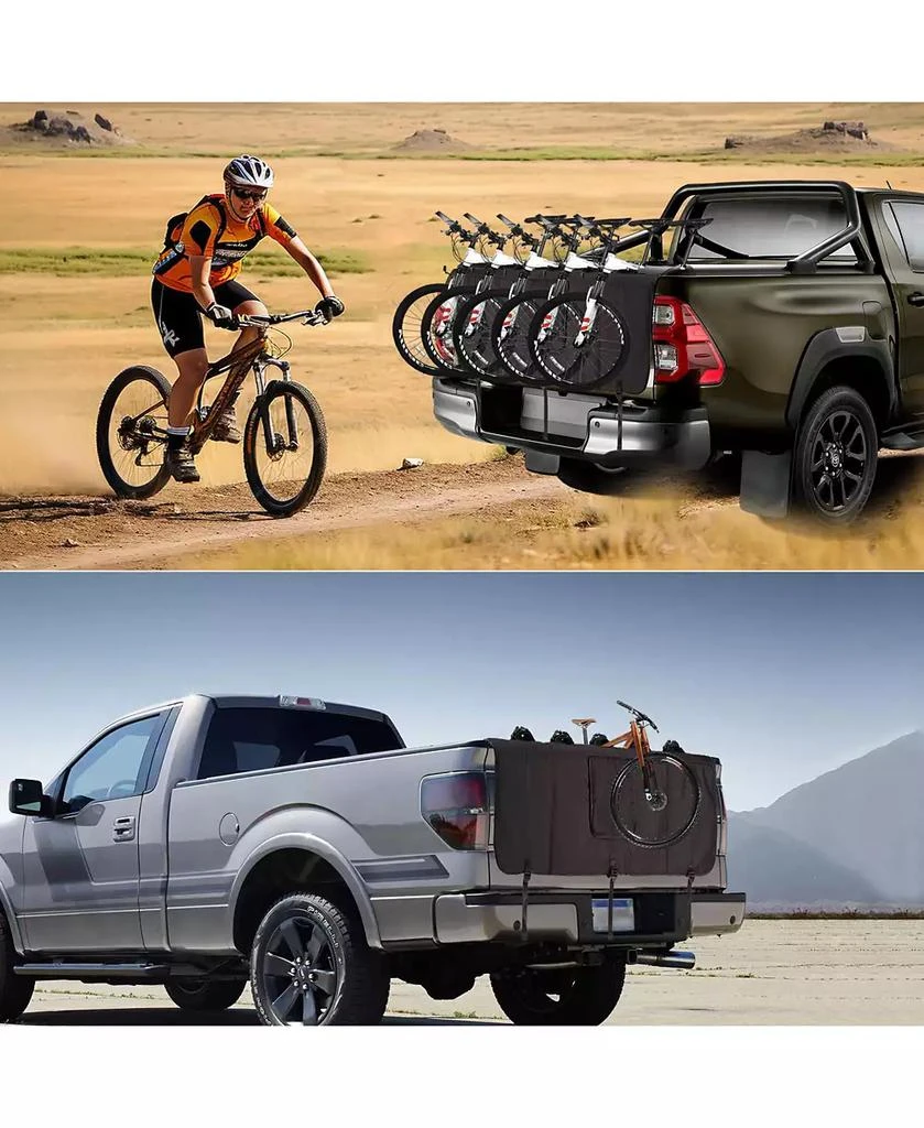 LUGO Full Size 62" Heavy-Duty Size Truck Tailgate Bike Pad, Black 7